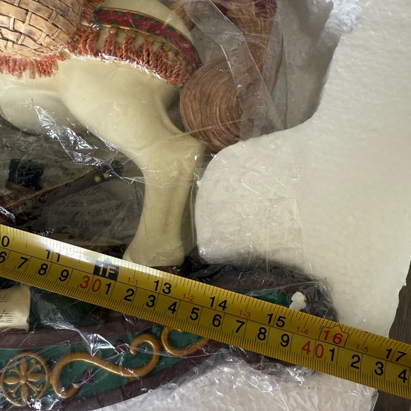 Big Christmas Rocking Horse Adorned with Musical Instruments Holiday Decoration - Picture 7 of 16